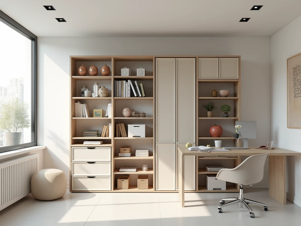 Modern organization system with modular storage